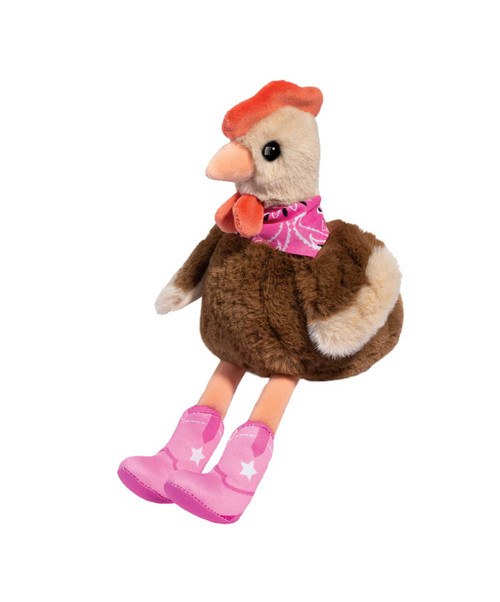 Douglas Cuddle Toy Cowgirl Chicken.