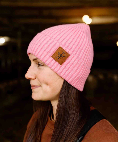 Durnin Farm and Ranch Wear Branded Toque, Pink.