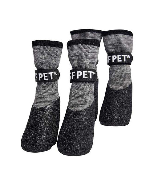 GF Pet All Terrain Boots Black Small Dog (Set of 4).