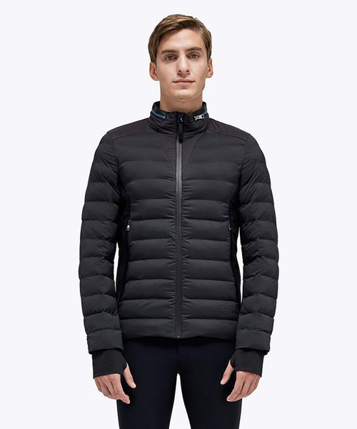 Cavalleria Toscana Revo Men's Hooded Puffer with Tech Knit Back.