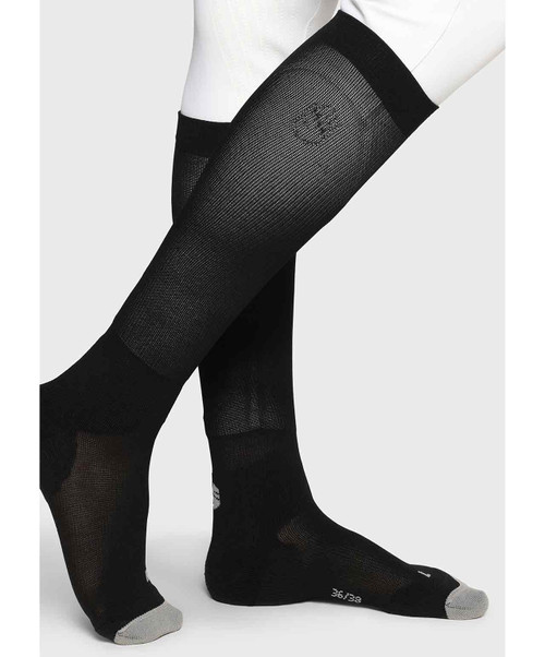 Samshield Balzane Soft Air Crystal Ladies Socks SS26, Black.