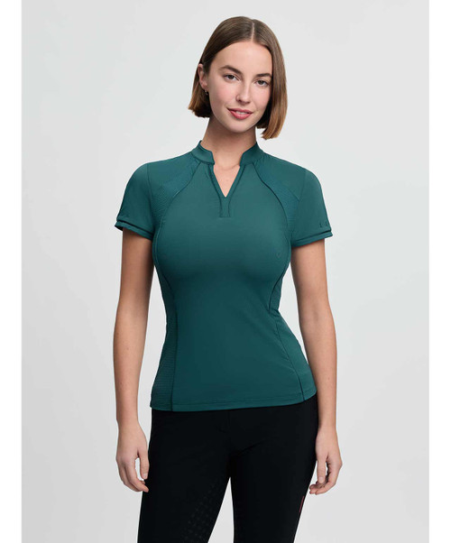 LeMieux Lisa Mesh Base Layer Ladies Short Sleeve Top SS26.