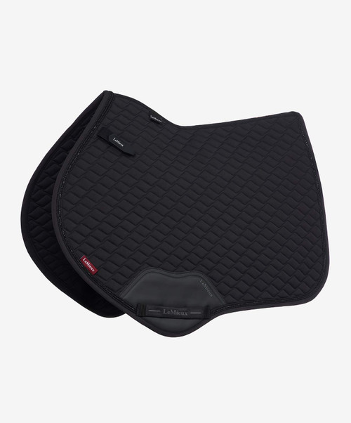 LeMieux Brilliance Close Contact Saddle Pad, Black.