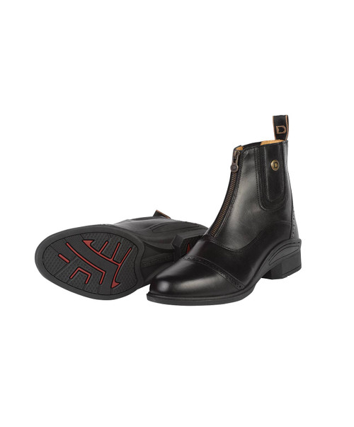 Dublin Ladies Rapture Zip Paddock Boot, Black.
