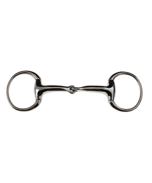 J.P. Korsteel Heavyweight 19mm Solid Eggbutt Snaffle Bit.