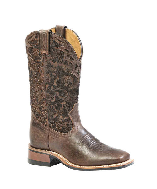Boulet Ladies Wide Square Toe Western Boot.