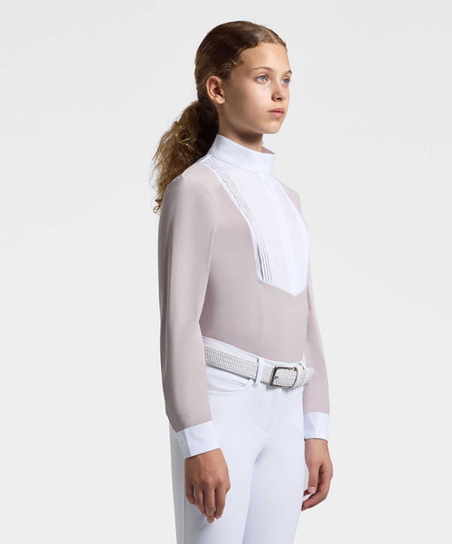 Cavalleria Toscana Kids Jersey Competition Shirt SS26, Violet Ice.