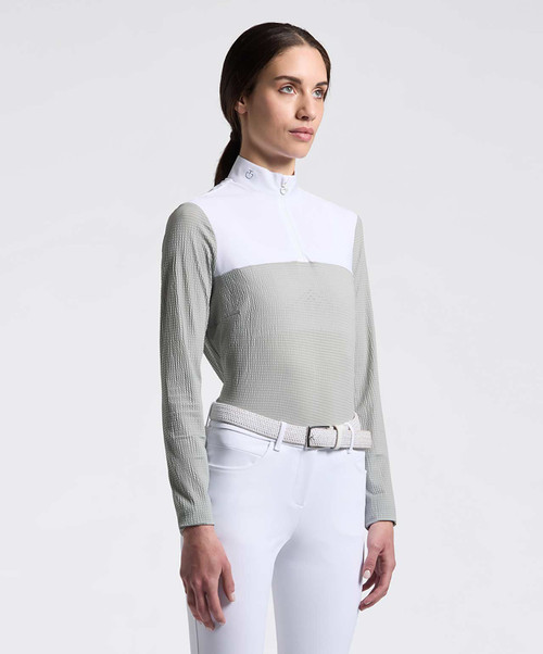 Cavalleria Toscana Ladies Stripe Jersey Long Sleeve Competition Shirt.