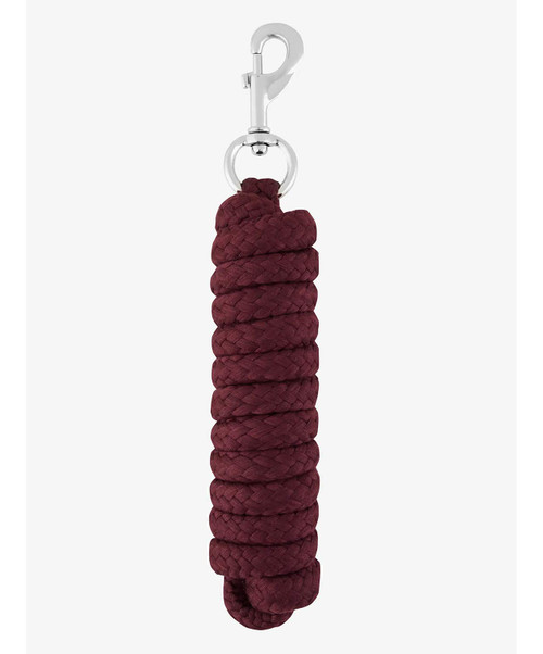 LeMieux Cotton Lead Rope, Burgundy.