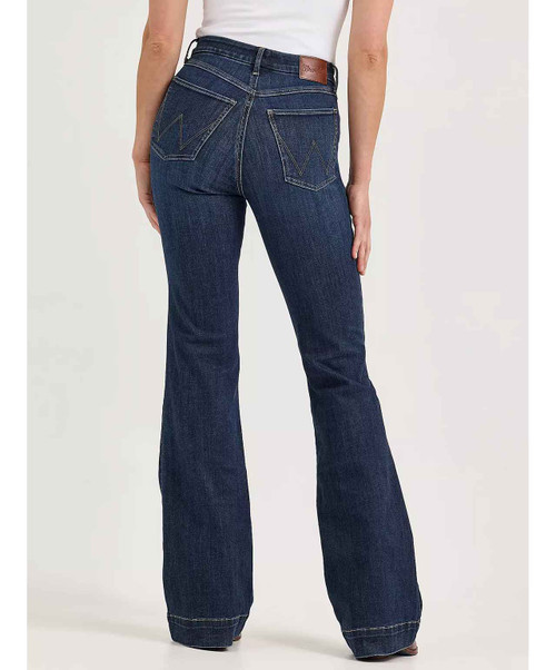 Wrangler Bespoke High Rise Womens Trouser Jean, Alexandra, back.