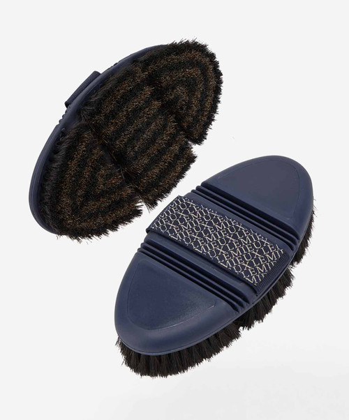 LeMieux Flexi Horse Hair Body Brush - Core Colours, Navy.