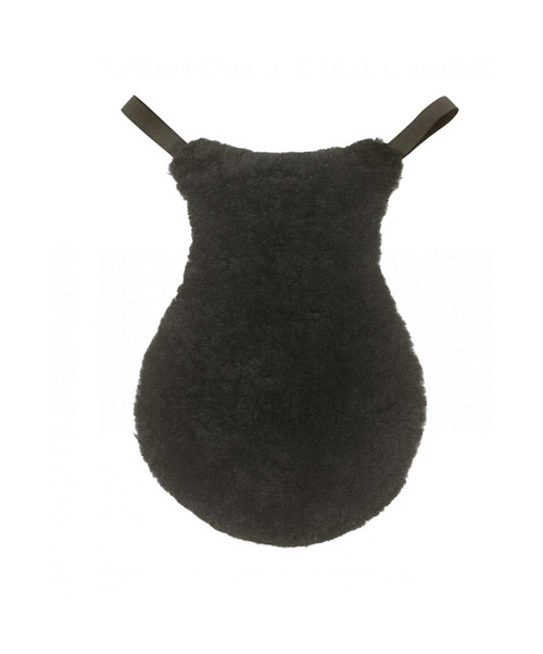 Ovation Europa Sheepskin Seat Saver, Black.