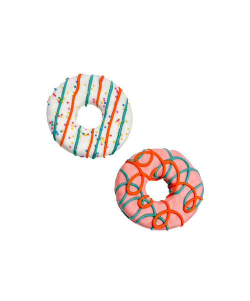 Bosco & Roxy's Decorated Dog Cookie Medium Donuts.