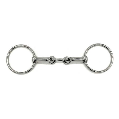 AJR Sport Smooth Locking Dog Bone Loose Ring Bit.