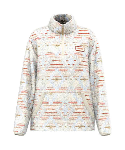 Hooey Telluride Ladies Fleece Pullover Top Aztec Pattern.