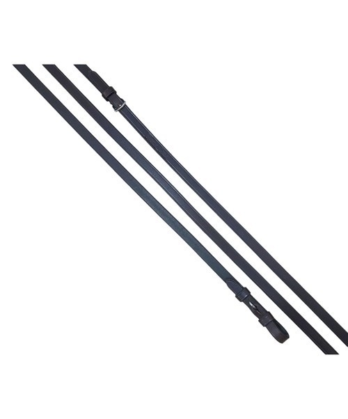 Black Oak 1/2" Plain 54" Reins.
