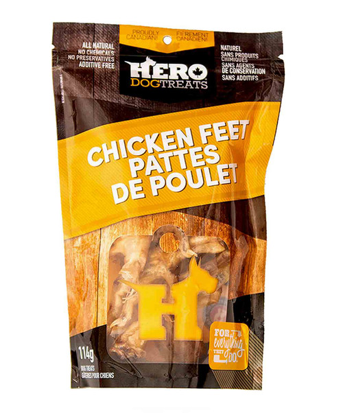 Hero Dog Treats - Dehydrated Chicken Feet.