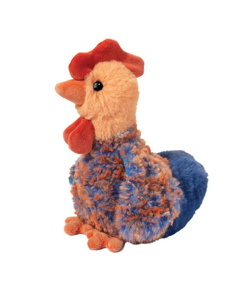 Douglas Cuddle Toy Chantillie Blue Lace Hen Mini Soft.