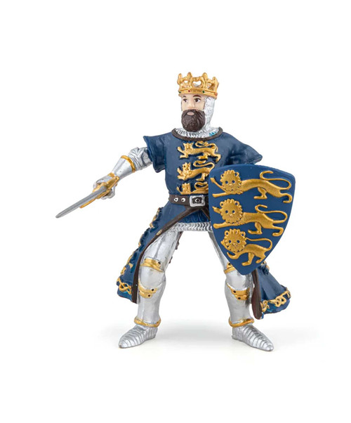 Papo Toy Blue King Richard, front.
