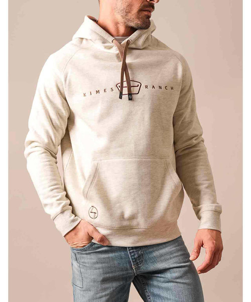 Kimes Ranch Men's ZT Back Then Hoody, Oatmeal Heather.