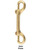 Snap Double End Brass 4.5"| Stable Equipment|Brand: House