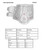 LeMieux Fleece Brushing Boots size chart.