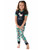 Lazy One Kids Short Sleeve PJ Set, front.