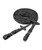 Schockemohle Dura Soft Wide (18mm) Leather Reins, Black.