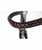 Browband Detail, Black/Burgundy/Rose