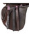 Kent & Masters S-Series Low Wither GP Saddle, Brown, girthing.