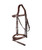 Dy'on Hunter Collection Anatomic Flash Noseband Bridle, Brown.
