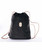 Hansen Lush Velvet Helmet Bag, Black.