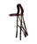 Dy'on D Collection Hackamore Bridle, Brown.