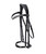 Schockemohle Pisa Classic Line Bridle, Black/Silver.
