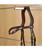 Dy'on D Collection Flat V-Shaped Browband, side.