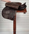 USED 17.5" Voltaire Blue Infinite Close Contact Saddle, flap.