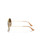Ray-Ban Large Aviator Polarized Sunglasses, Metal Matte Arista, Brown Gradient, side.