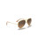 Ray-Ban Large Aviator Polarized Sunglasses, Metal Matte Arista, Brown Gradient, arm detail.