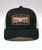 Kimes Ranch Railway Hat, Black, front.