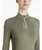 LeMieux Classique Base Layer 2025, Rosemary, zipper detail.