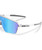 Oakley Corridor SQ Sunglasses, Matte Clear, Prizm Sapphire, arm detail.