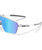 Oakley Corridor SQ Sunglasses, Matte Clear, Prizm Sapphire, arm detail.