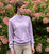 Campus Crew Unisex Pullover Crew Sweatshirt - Hunter, Orchid.