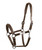 Schockemohle Sports SP Ulm Pro Leather Halter, Brown/Silver.