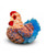 Douglas Cuddle Toy Henrietta Blue Lace Hen.