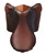 USED 17" Equus Integral Close Contact Saddle, top.