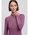 LeMieux Classique Base Layer Ladies Long Sleeve SS26, Mallow, front.