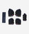 LeMieux Plush Toy Pony Travel Boot Set, Navy.