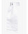 LeMiex Brilliance Stock Tie, White/Navy, side.