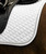 LeMieux Brilliance Dressage Saddle Pad, White, detail.
